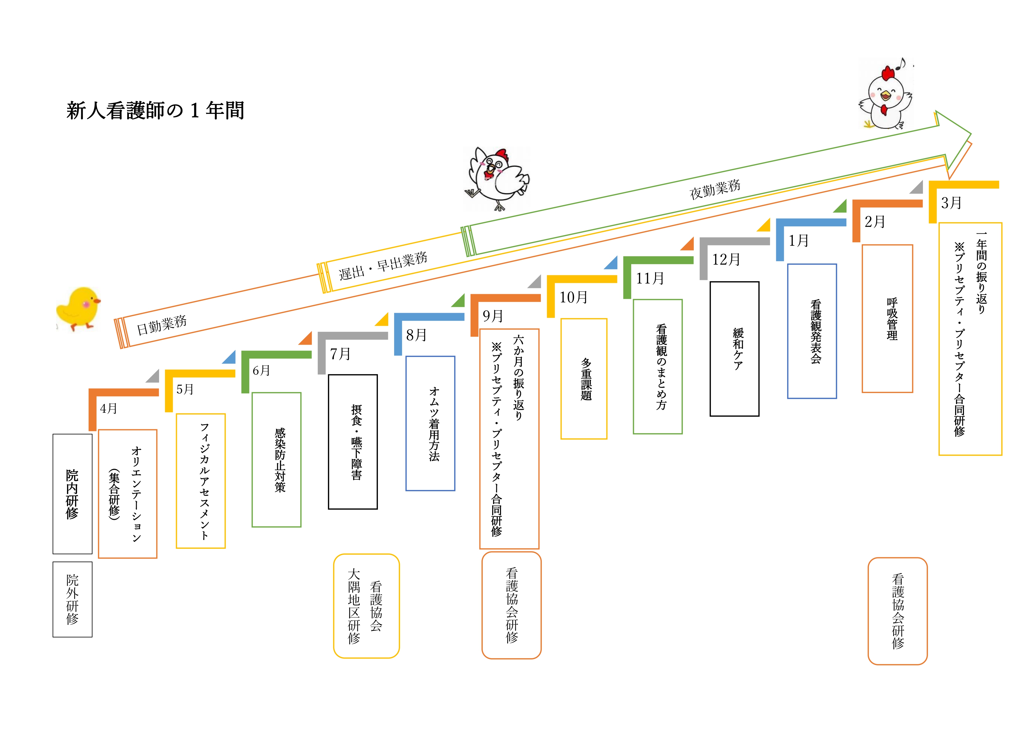 新人看護師の1年間